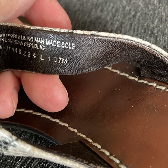 Tory Burch Cameron sandals slides flip flops python EU 37 US 6,5 - Picture 6 of 9